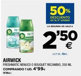 Oferta de Recambio de ambientador Air Wick por 4,99€ en BM Supermercados