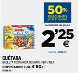 Oferta de Galletas Tosta Rica Cuétara por 4,5€ en BM Supermercados