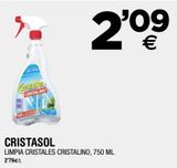 Oferta de Limpiacristales Cristasol por 2,09€ en BM Supermercados