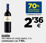 Oferta de Vino crianza Durón por 7,85€ en BM Supermercados