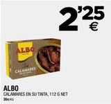 Oferta de Calamares Albo por 2,25€ en BM Supermercados