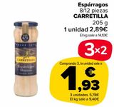 Oferta de Espárragos Carretilla por 2,89€ en Carrefour Market
