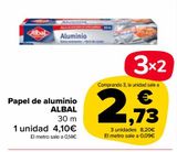 Oferta de Papel de aluminio Alabl por 4,1€ en Carrefour Market