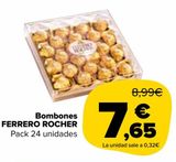 Oferta de Bombones Ferrero Rocher por 7,65€ en Carrefour Market
