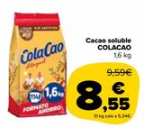 Oferta de Cacao soluble Cola Cao por 8,55€ en Carrefour Market