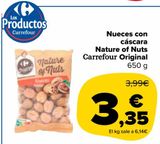 Oferta de Nueces con cáscara Nature of Nuts carrefour por 3,35€ en Carrefour Market