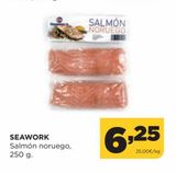 Oferta de Salmón noruego seawork  por 6,25€ en Alimerka