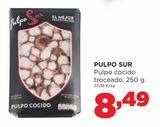Oferta de Pulpo cocido por 8,49€ en Alimerka