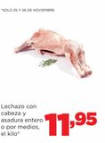 Oferta de Lechazo por 11,95€ en Alimerka