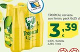 Oferta de TROPICAL cerveza con limón por 3,39€ en HiperDino
