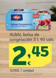 Oferta de ALBAL bolsa de congelación  3 l por 2,45€ en HiperDino