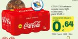 Oferta de COCA COLA refresco regular, zero, light o zero zero pack 12x33 cl por 7,68€ en HiperDino