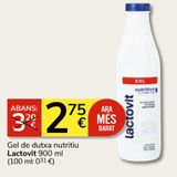 Oferta de Gel de baño Lactovit por 2,75€ en Consum