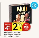 Oferta de Helados Nuii por 2,99€ en Consum
