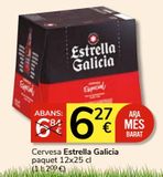 Oferta de Cerveza Estrella Galicia por 6,27€ en Consum