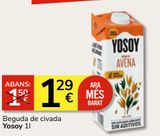 Oferta de Bebida de avena YoSoy por 1,29€ en Consum