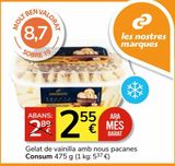 Oferta de Helado de vainilla Consum por 2,55€ en Consum