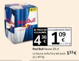 Oferta de Bebida energética Red Bull por 1,23€ en Consum