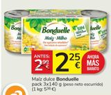 Oferta de Maíz dulce Bonduelle por 2,25€ en Consum