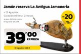 Oferta de Jamón reserva por 39€ en Ahorramas