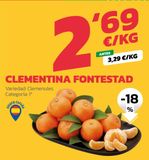 Oferta de Clementinas por 2,69€ en Ahorramas