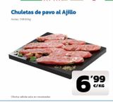 Oferta de Chuletas de pavo por 6,99€ en Ahorramas
