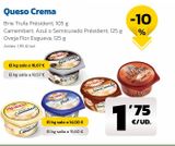 Oferta de Crema de queso Président por 1,75€ en Ahorramas