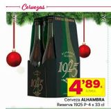 Oferta de Cerveza Alhambra en Supermercados Dani