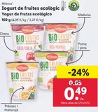 Oferta de Yogur con frutas Milbona por 0,49€ en Lidl