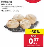 Oferta de Pan rústico por 0,07€ en Lidl