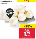 Oferta de Cebollas por 1,79€ en Lidl