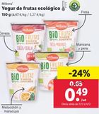 Oferta de Yogur con frutas Milbona por 0,49€ en Lidl