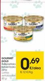 Oferta de GOURMET GOLD Alimento de pescado blanco 85 g por 0,69€ en Eroski
