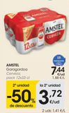 Oferta de AMSTEL Cerveza pack 12x33 cl por 7,44€ en Eroski
