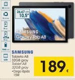 Oferta de SAMSUNG TABLET A8 32GB GRAY  por 189€ en Eroski