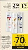 Oferta de DOVE Loción corporal body milk piel seca 400 ml por 4,59€ en Eroski