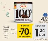 Oferta de VALOR Cacao natural 100% 250 g por 4,15€ en Eroski