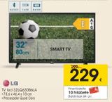 Oferta de LG TV Led 32LQ630B6LA  por 229€ en Eroski