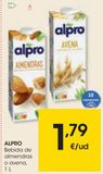 Oferta de ALPRO Bebida de avena 1L por 1,79€ en Eroski