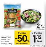 Oferta de FLORETTE Ensalada Gourmet Brotes 100 g por 2,25€ en Eroski