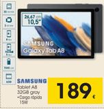 Oferta de SAMSUNG TABLET A8 32GB GRAY  por 189€ en Eroski