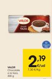 Oferta de VALOR Chocolate a la taza 300 g por 2,19€ en Eroski