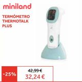 Oferta de Termómetro de bebé Miniland por 32,24€ en Prénatal