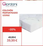 Oferta de Colchones Giordani por 39,99€ en Prénatal