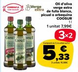 Oferta de Aceite de oliva virgen extra Hojiblanca, Picual o Arbequina Coosur por 7,99€ en Carrefour Market