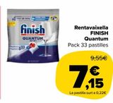 Oferta de Lavavajillas Finish Quantum por 7,15€ en Carrefour Market