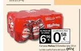 Oferta de Cerveza Mahou en Supermercados Charter