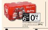 Oferta de Cerveza Mahou en Supermercados Charter