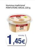 Oferta de Hummus Argal en Supermercats Jespac
