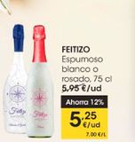 Oferta de Espumoso blanco o rosado FEITIZO por 5,25€ en Eroski